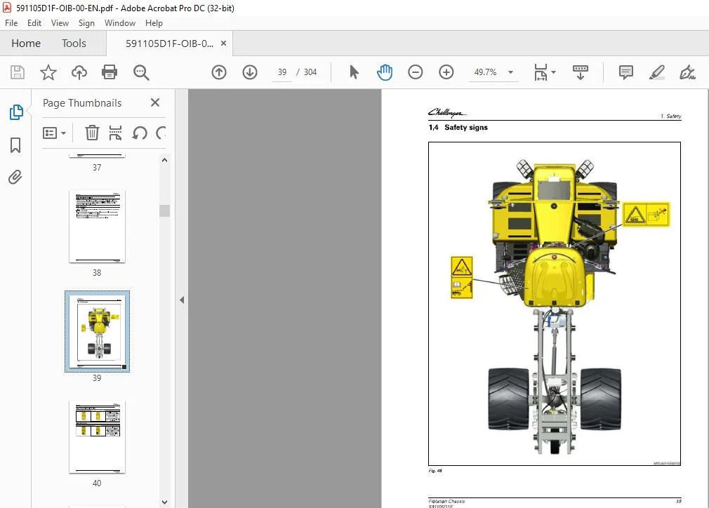 Challenger EU Applicators TerraGator TG8400B Flotation Chassis Operator’s Manual - PDF DOWNLOAD - Image 3