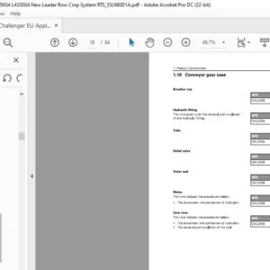 Challenger L4258G4 L4330G4 Application System Repair Time Schedule Manual - PDF DOWNLOAD