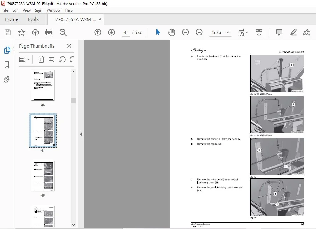 Challenger New Leader NL4258G4 EDGE Application System Workshop Service Manual - Image 4