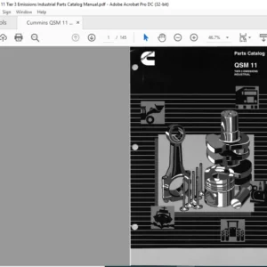 Cummins QSM 11 Tier 3 Emissions Industrial Parts Catalog Manual - PDF DOWNLOAD