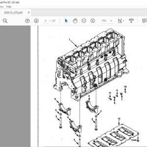 Cummins QSX15 GD Parts Catalogue Manual - PDF DOWNLOAD