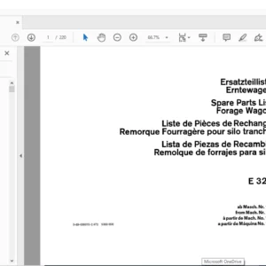 DEUTZ FAHR  E327 Spare Parts MANUAL - PDF DOWNLOAD