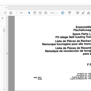 DEUTZ FAHR F570 Spare Parts MANUAL - PDF DOWNLOAD