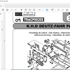 DEUTZ-FAHR K.H.D PARTS MANUAL - PDF DOWNLOAD