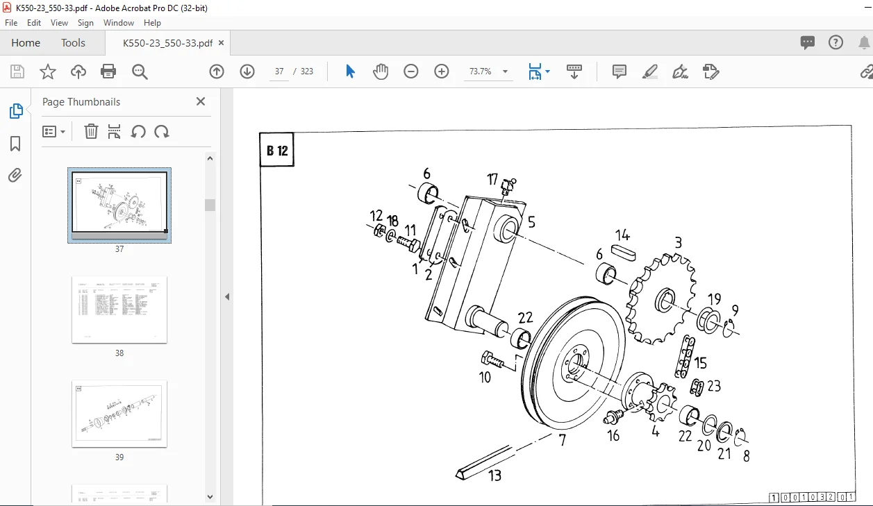 DEUTZ FAHR K550-23_550-33 Spare Parts manual - PDF DOWNLOAD - Image 3