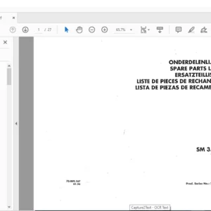 DEUTZ FAHR SM 3.24 Spare Parts Manual - PDF DOWNLOAD