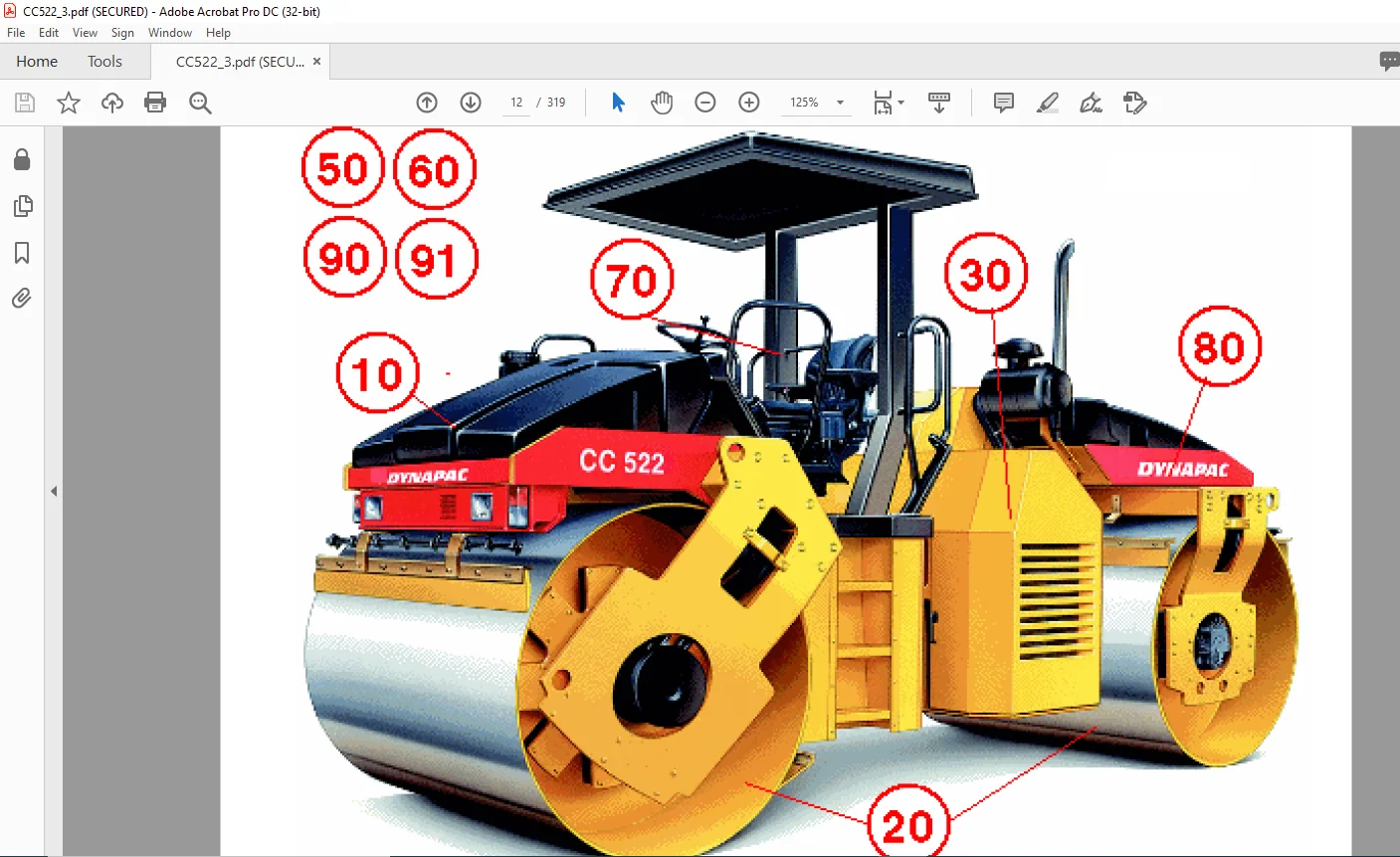 Dynapac CC522 Spare Parts Catalogue SCC522-3EN4 - PDF DOWNLOAD - Image 3