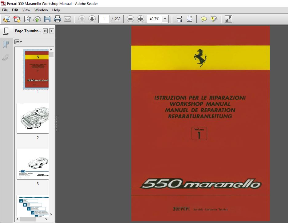 2003 Ferrari 360 Modena Owners Manual PDF DOWNLOAD ~ HeyDownloads