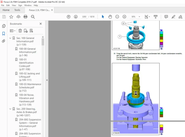Focus 2.3L Complete Service Manual – PDF DOWNLOAD – HeyDownloads ...
