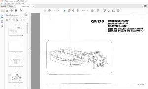 GREENLAND CM170 SPARE PARTS LIST MANUAL  - PDF DOWNLOAD