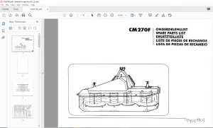 GREENLAND CM270F SPARE PARTS LIST MANUAL - PDF DOWNLOAD