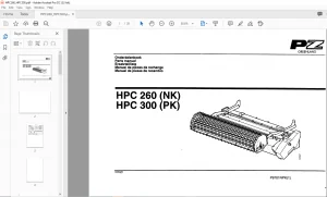 GREENLAND HPC 260 (NK) HPC 300 (PK)  PARTS MANUAL - PDF DOWNLOAD