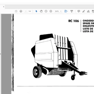 GREENLAND RC 106 SPARE PARTS LIST MANUAL - PDF DOWNLOAD