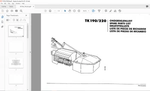 GREENLAND TK 190/220 SPARE PARTS LIST MANUAL - PDF DOWNLOAD