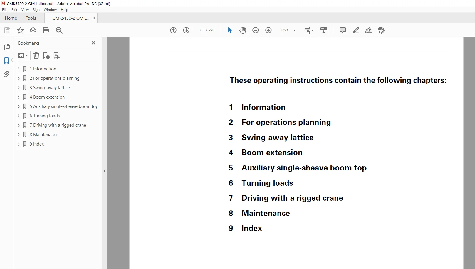 Grove GMK 5130-2 Operating Instructions Lattice Extension Manual - PDF DOWNLOAD - Image 2