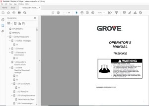 Grove TMS9000E Operator Manual - PDF DOWNLOAD