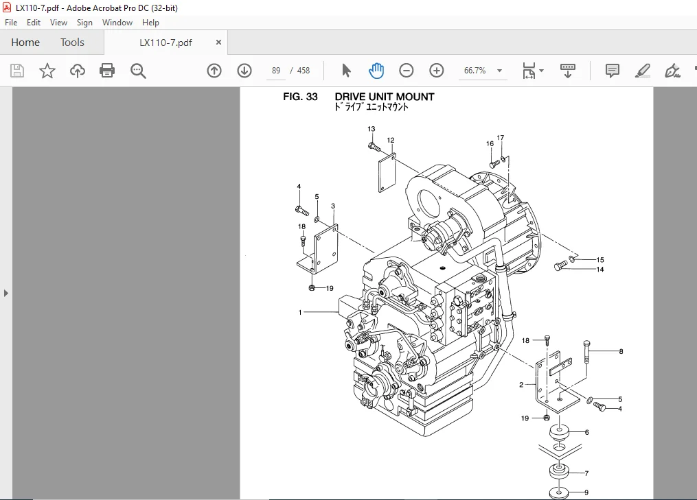 Hitachi LX110-7 Wheel Loader Parts Catalog Manual - PDF DOWNLOAD - Image 3
