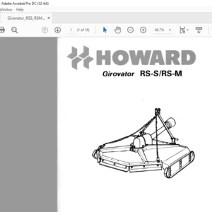 Howard Giravator RS-S RS-M Parts Manual - PDF DOWNLOAD