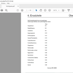 Howard MS 4000 Ersatzteile Manual - PDF DOWNLOAD