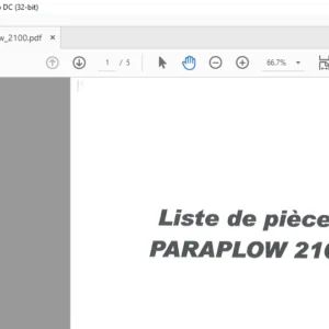 Howard Paraplow 2100 Parts Catalog Manual - PDF DOWNLOAD