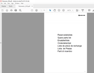 Howard Rotavator 200 Spare Parts List Manual - PDF DOWNLOAD