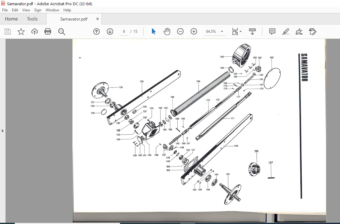 Howard Rotavator Samavator Ersatzteilliste Manual - PDF DOWNLOAD (GERMAN) - Image 3