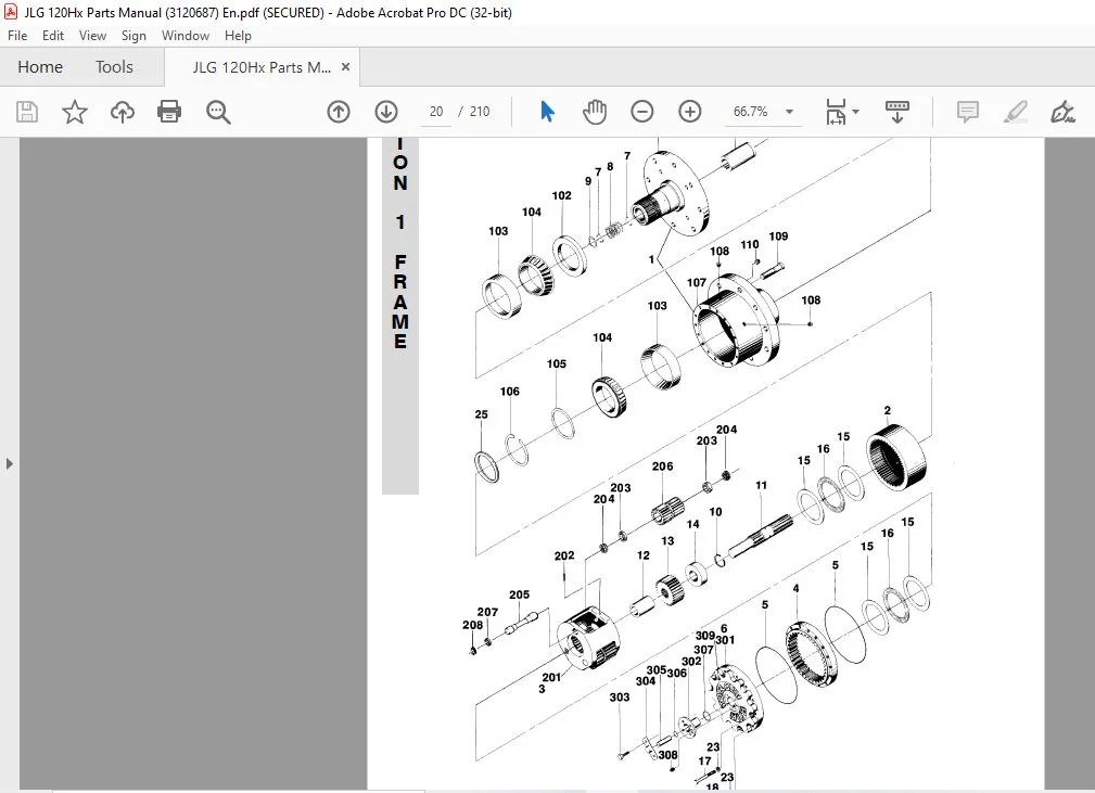 JLG 120Hx Parts Manual (3120687) - PDF DOWNLOAD En - Image 2