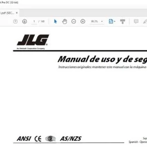 JLG 340AJ PVC 2001 Manual De Uso y de seguridad (31216021) - PDF DOWNLOAD spanish_