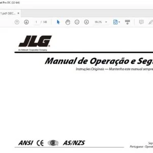 JLG 340AJ PVC 2001 Manual de Operação e Segurança (31217211) - PDF DOWNLOAD portuguese.