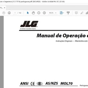JLG 400S 460SJ PVC 2007 Manual De Operacao e Seguranca (31217518)  - PDF DOWNLOAD (portuguese)