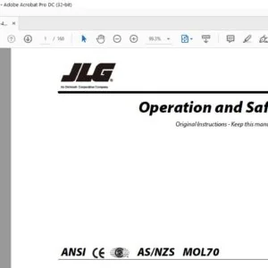 JLG 400S 460SJ PVC 2007 Operation & Safety Manual (31217136) - PDF DOWNLOAD En