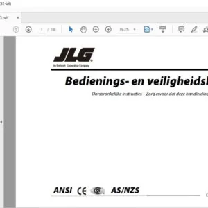 JLG 400S HC3 450SJ HC3 Operation & Safety Manual (31216750)  - PDF DOWNLOAD(Dutch)