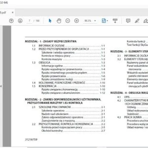 JLG 400S HC3 450SJ HC3 Operation & Safety Manual (31216759) - PDF DOWNLOAD (Polish)