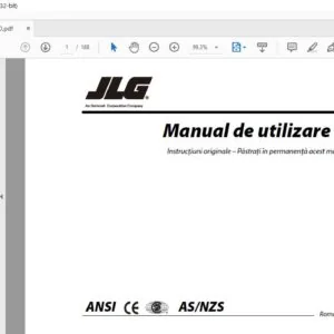 JLG 400S HC3 460SJ HC3 Operation & Safety Manual (31216760)  - PDF DOWNLOAD (Romanian)