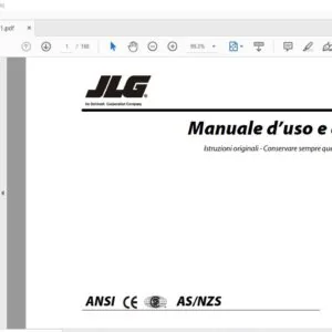 JLG 400S HC3 460SJ HC3 Manuale d’uso e di sicurezza (31216751)  - PDF DOWNLOAD ( italian)