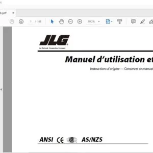 JLG 400S HC3 460SJ HC3 Manuel d’utilisation et de sécurité (31216748) - PDF DOWNLOAD  (french)