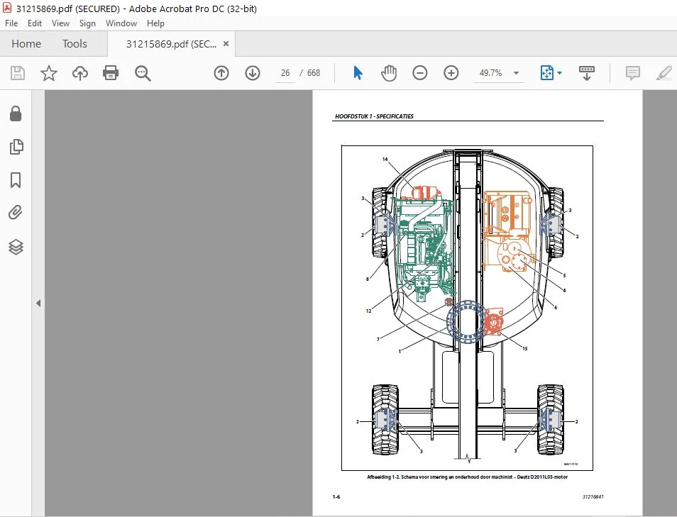 JLG 400S HC3 460SJ HC3 Mobifluid 2001 Onderhoudshandleiding (31216841) - PDF DOWNLOAD (dutch) - Image 3