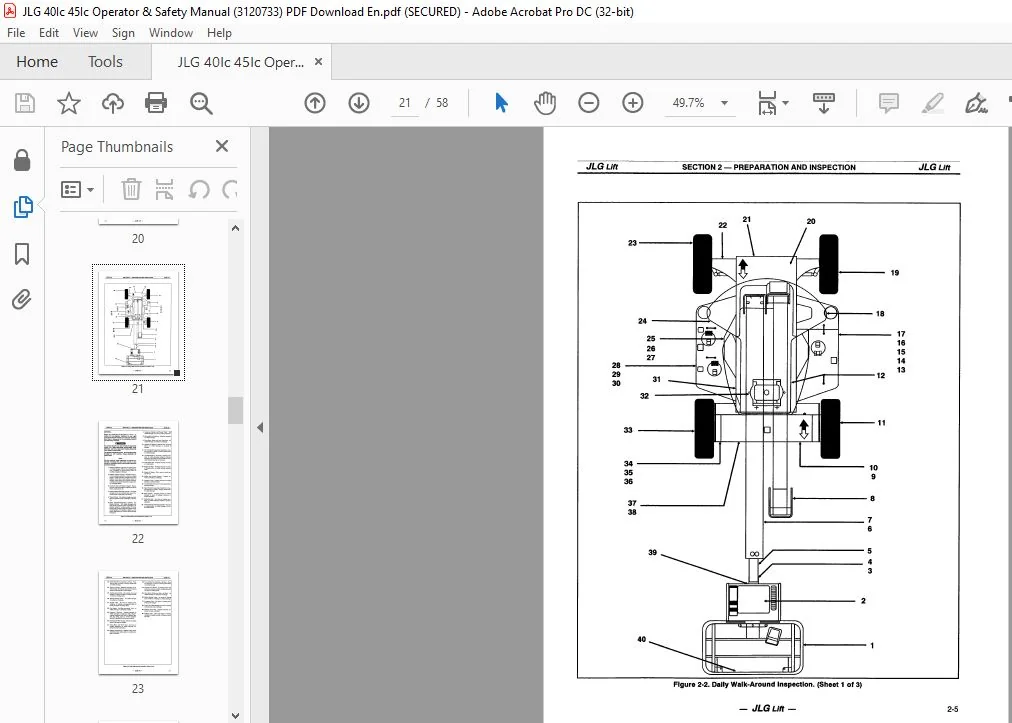JLG 40Ic 45Ic Operator & Safety Manual (3120733) - PDF Download (Eng) - Image 3