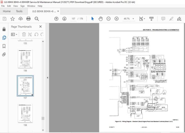 JLG 80HX 80HX+6 80HXER Service & Maintenance Manual (3120271) - PDF ...