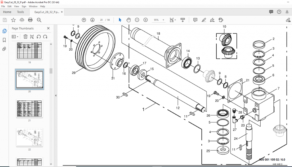 KRONE EasyCut 28 P 32 P SPARE PARTS MANUAL PDF DOWNLOAD HeyDownloads Manual Downloads