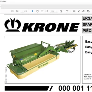 Krone EasyCut 280 CV-Q 320 CV-Q 280 CRI-Q Spare Parts Manual - PDF DOWNLOAD
