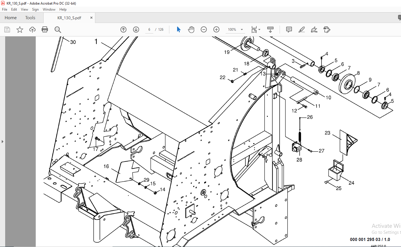 Krone KR 130 S Spare Parts Manual - PDF DOWNLOAD - HeyDownloads ...