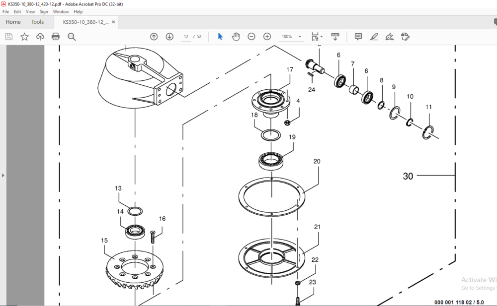 Krone KS 350-10 KS 380/420-12 Spare Parts Manual - PDF DOWNLOAD ...