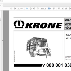 Krone XXL/R-GD 4XL/R-GD Spare Parts Manual - PDF DOWNLOAD