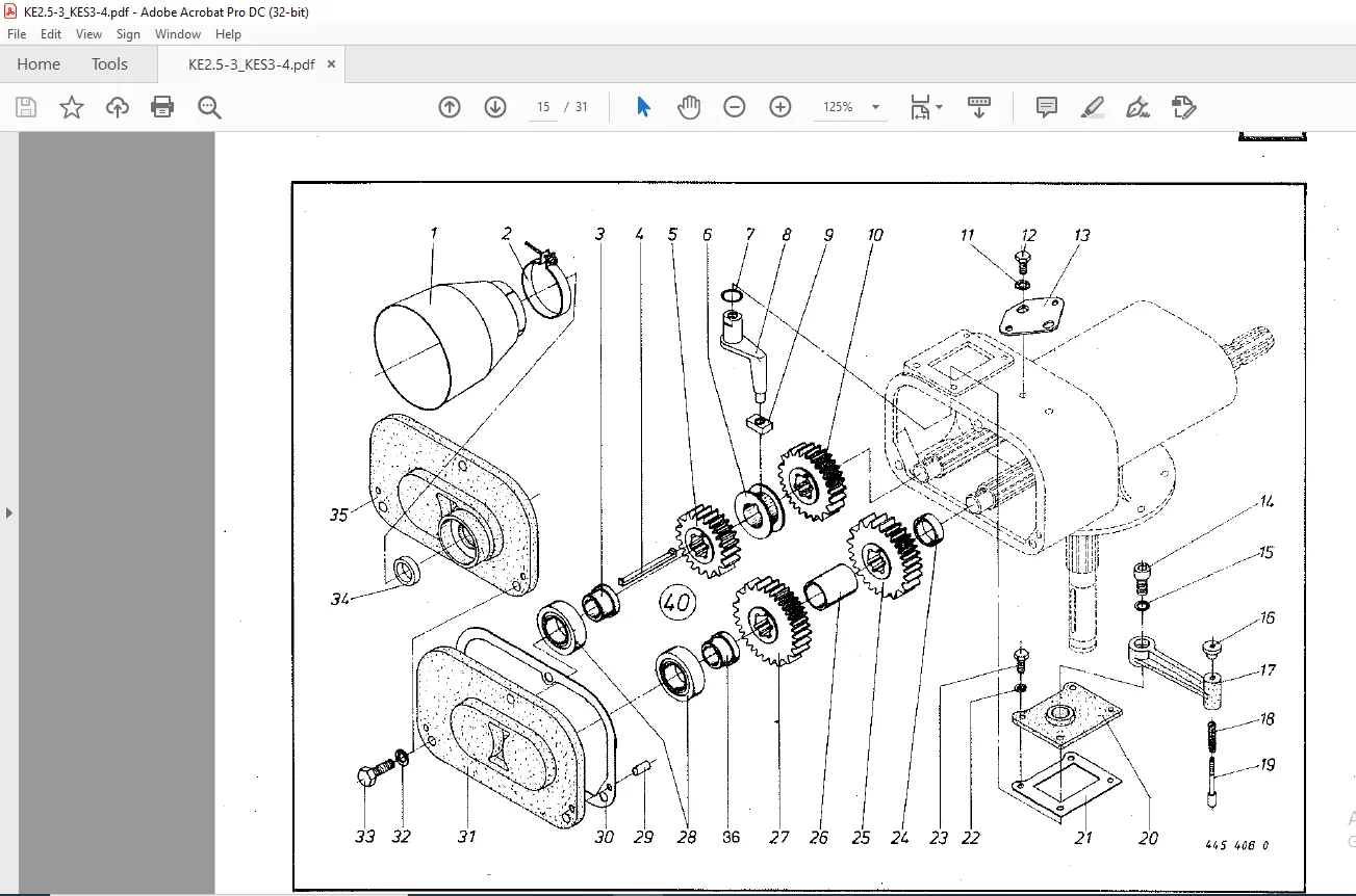 Krone KE 2 5/3 KES 3/4 Ersatzteilliste - PDF DOWNLOAD - Image 3