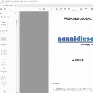 Kubota S2200-B S2600-B S2800-B Diesel Engine NINNA 6.280 HE Workshop Manual - PDF DOWNLOAD