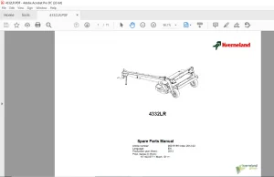 Kverneland 4332LR Spare Parts Manual - PDF DOWNLOAD