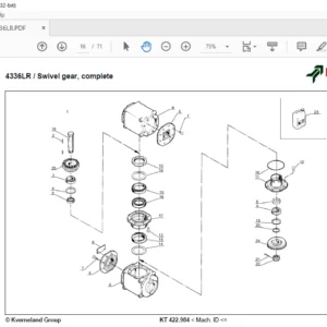Kverneland 4336LR Spare Parts Manual - PDF DOWNLOAD