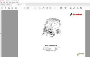 Kverneland 6490 Spare Parts Manual - PDF DOWNLOAD