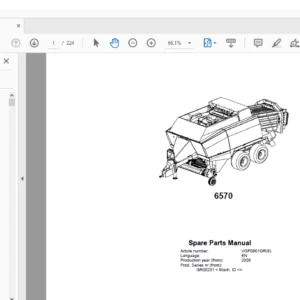 Kverneland 6570 Spare Parts Manual - PDF DOWNLOAD